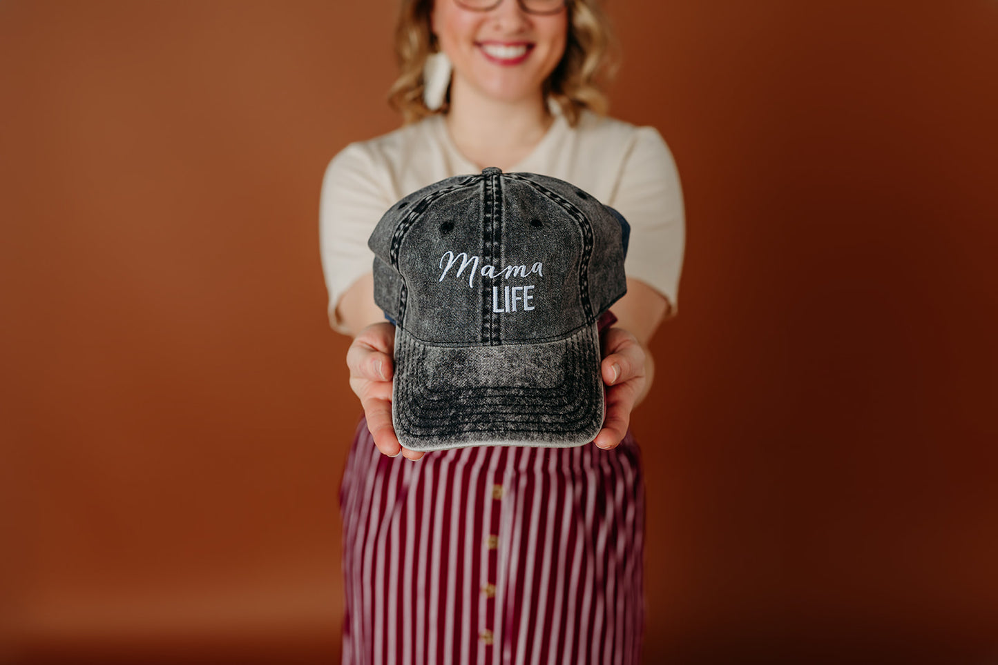 Mama Life Vintage Hat