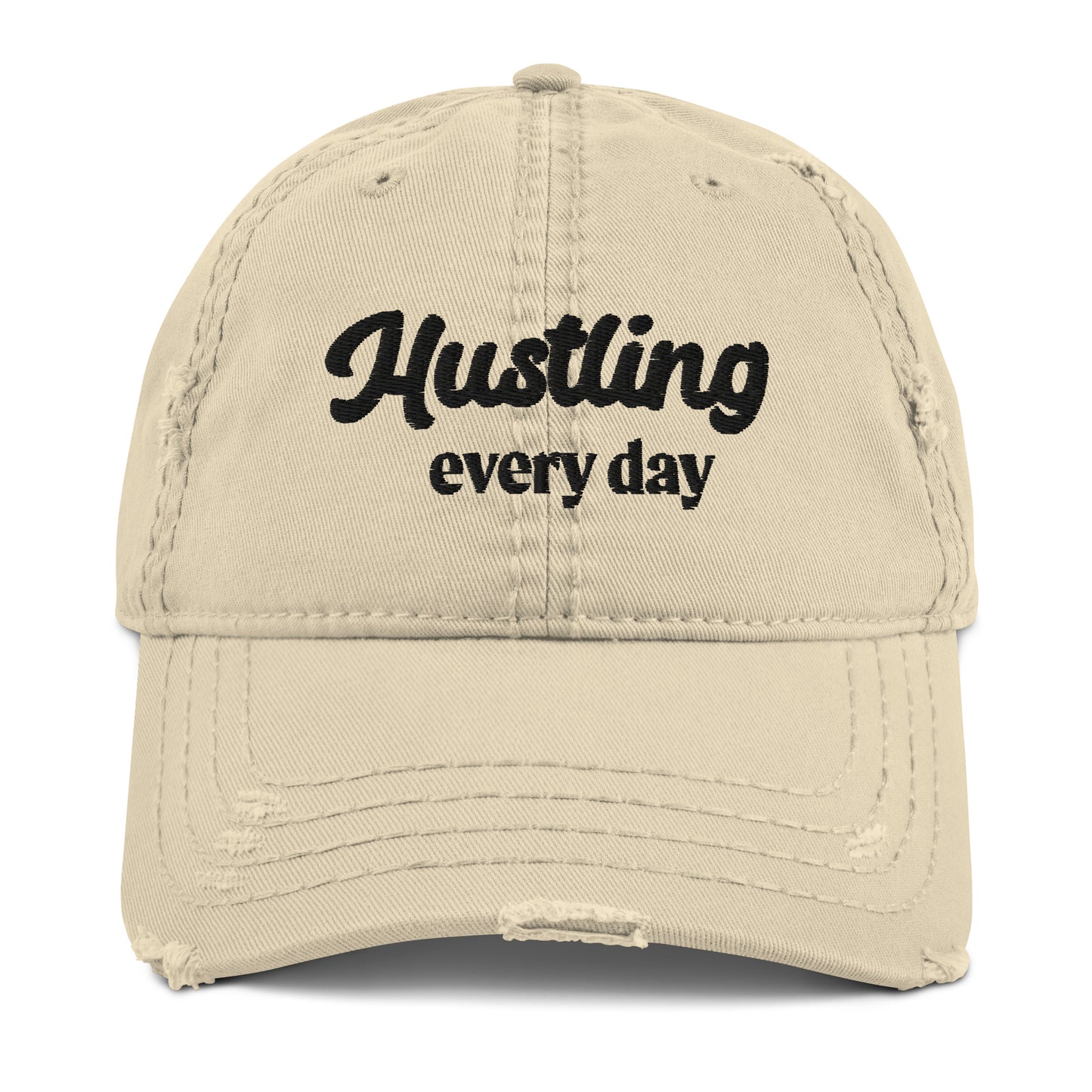 Hustling Distressed Hat