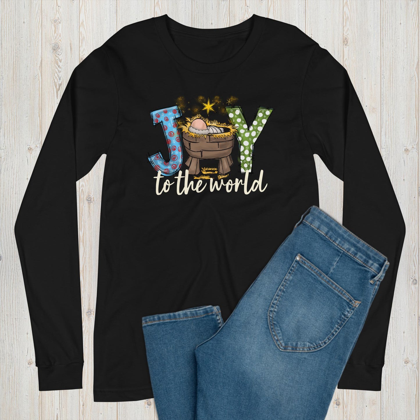 JOY To The World Long Sleeve Graphic Tee