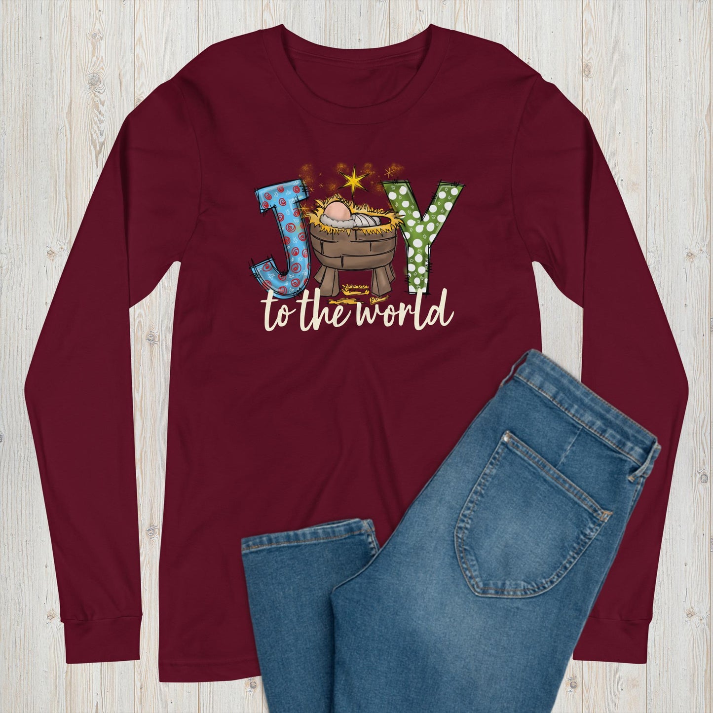 JOY To The World Long Sleeve Graphic Tee