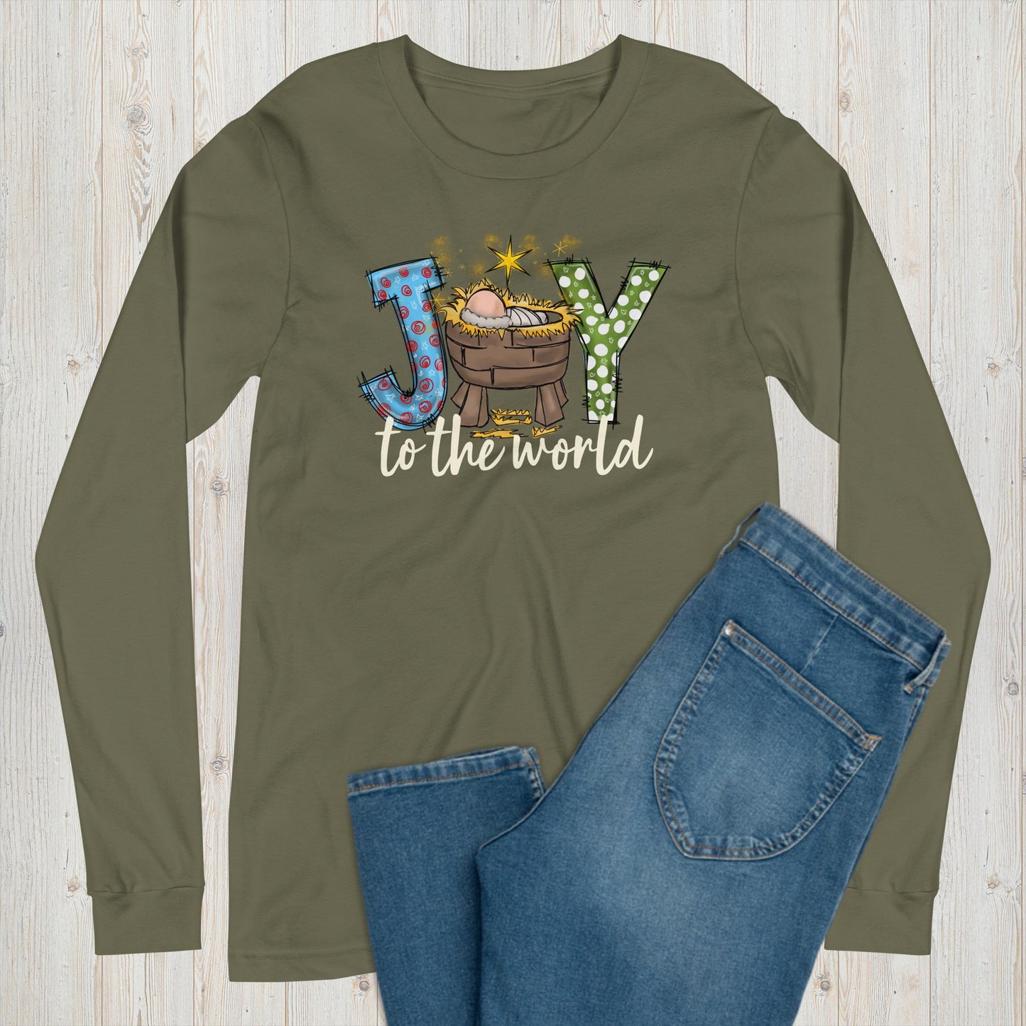 JOY To The World Long Sleeve Graphic Tee