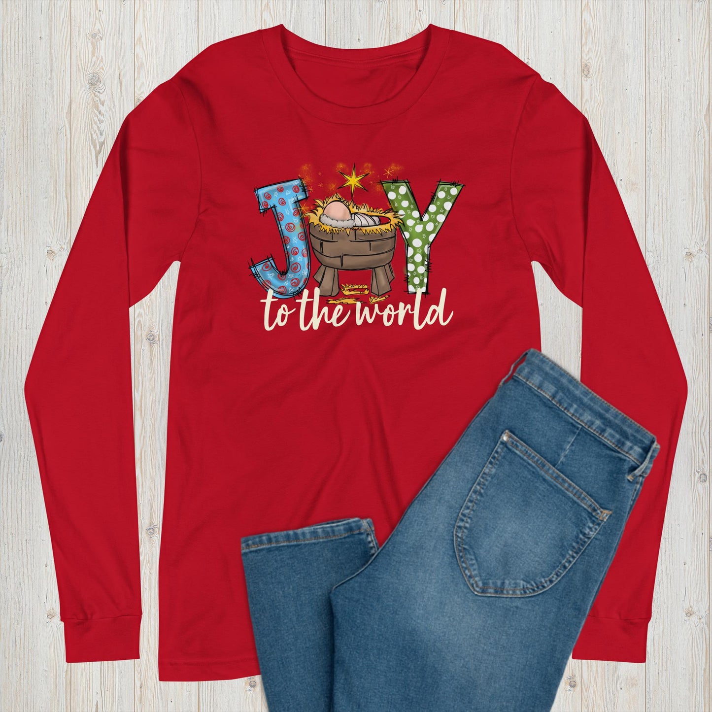 JOY To The World Long Sleeve Graphic Tee