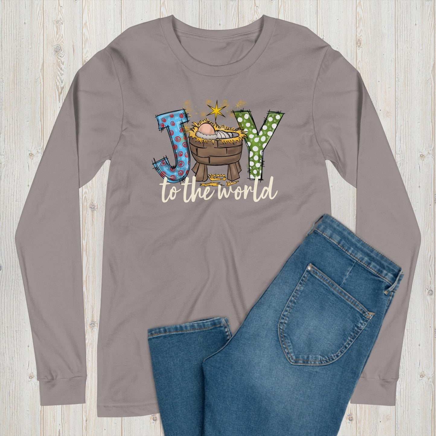 JOY To The World Long Sleeve Graphic Tee