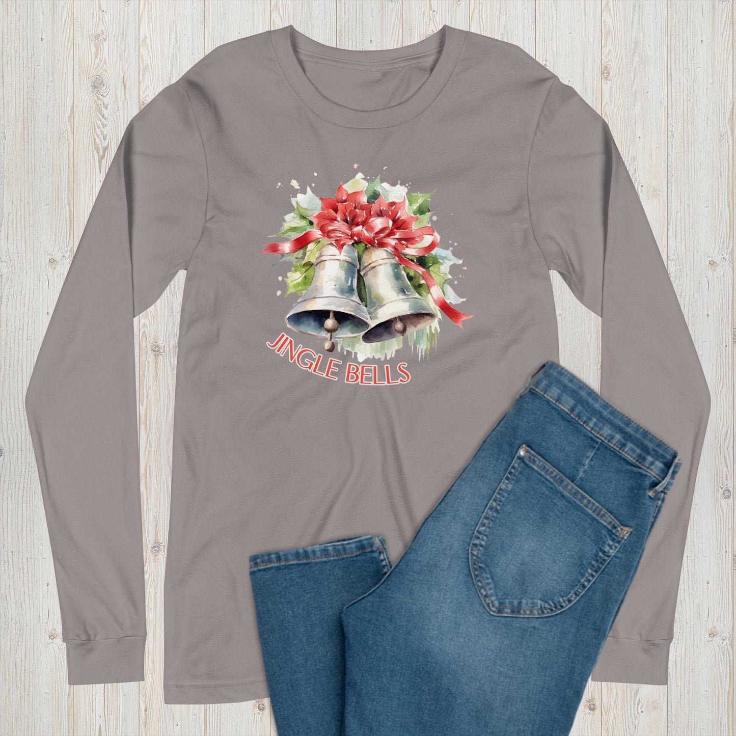 Jingle Bells Long Sleeve Graphic Tee