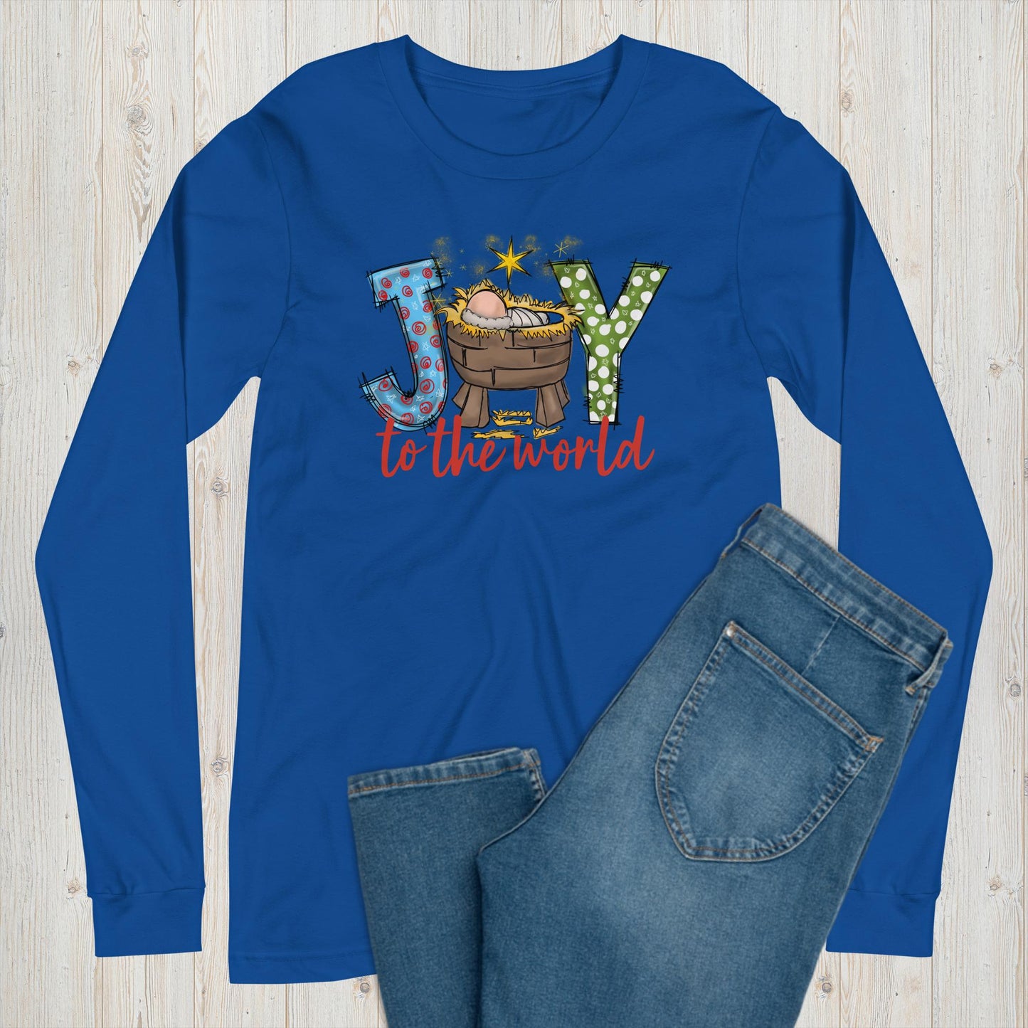 JOY To The World Long Sleeve Graphic Tee
