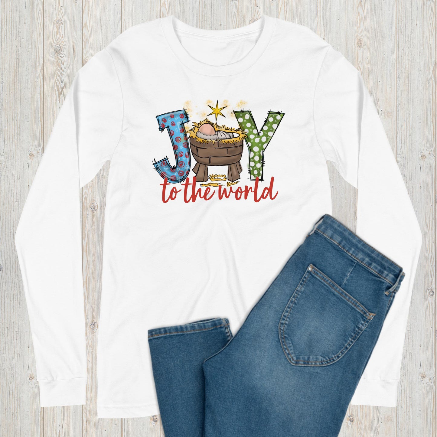 JOY To The World Long Sleeve Graphic Tee