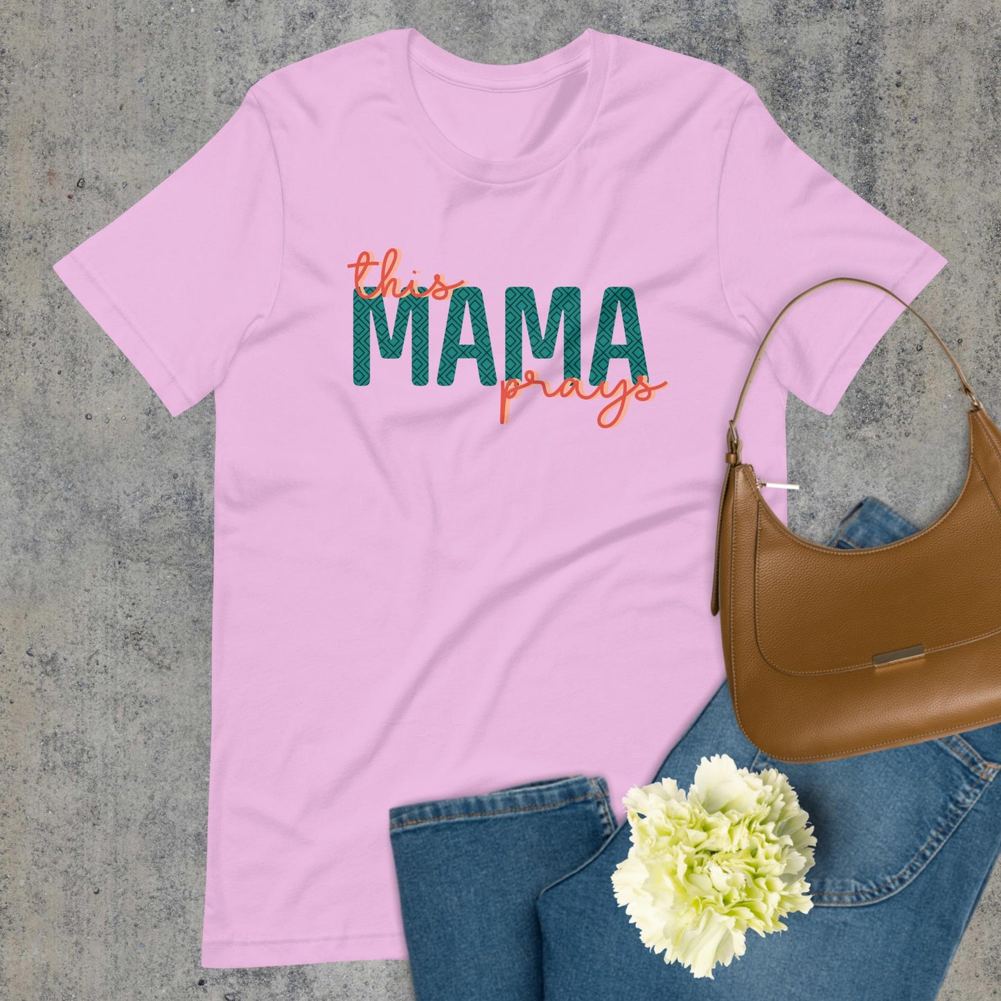 This Mama Prays Graphic Tee