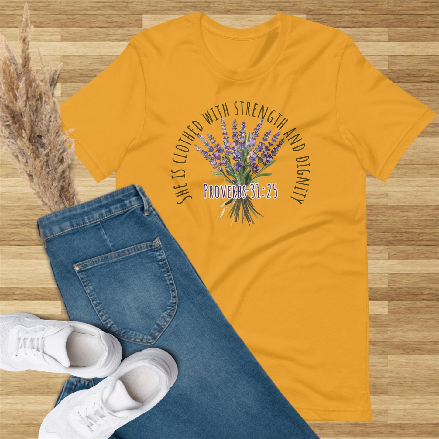 Clothed With Strength Graphic Tee