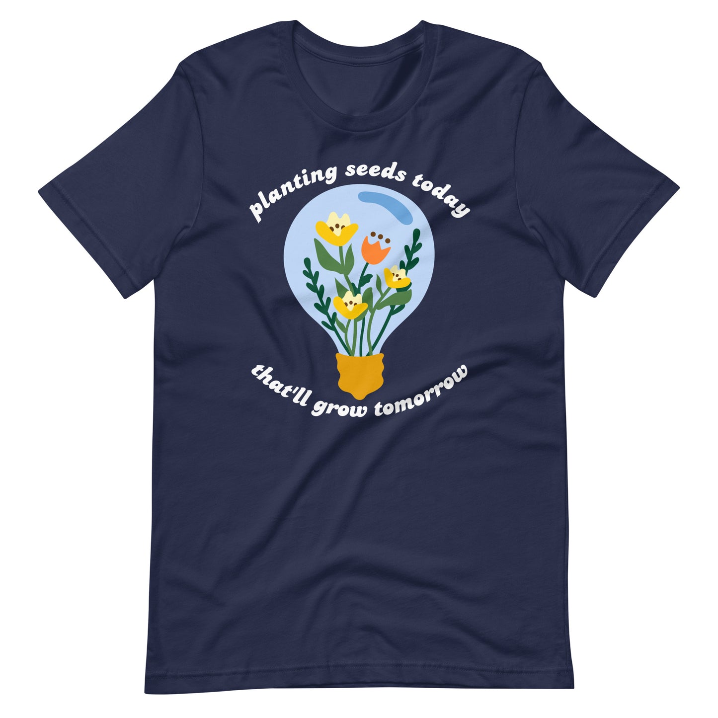 Planting Seeds Bulb Graphic Tee