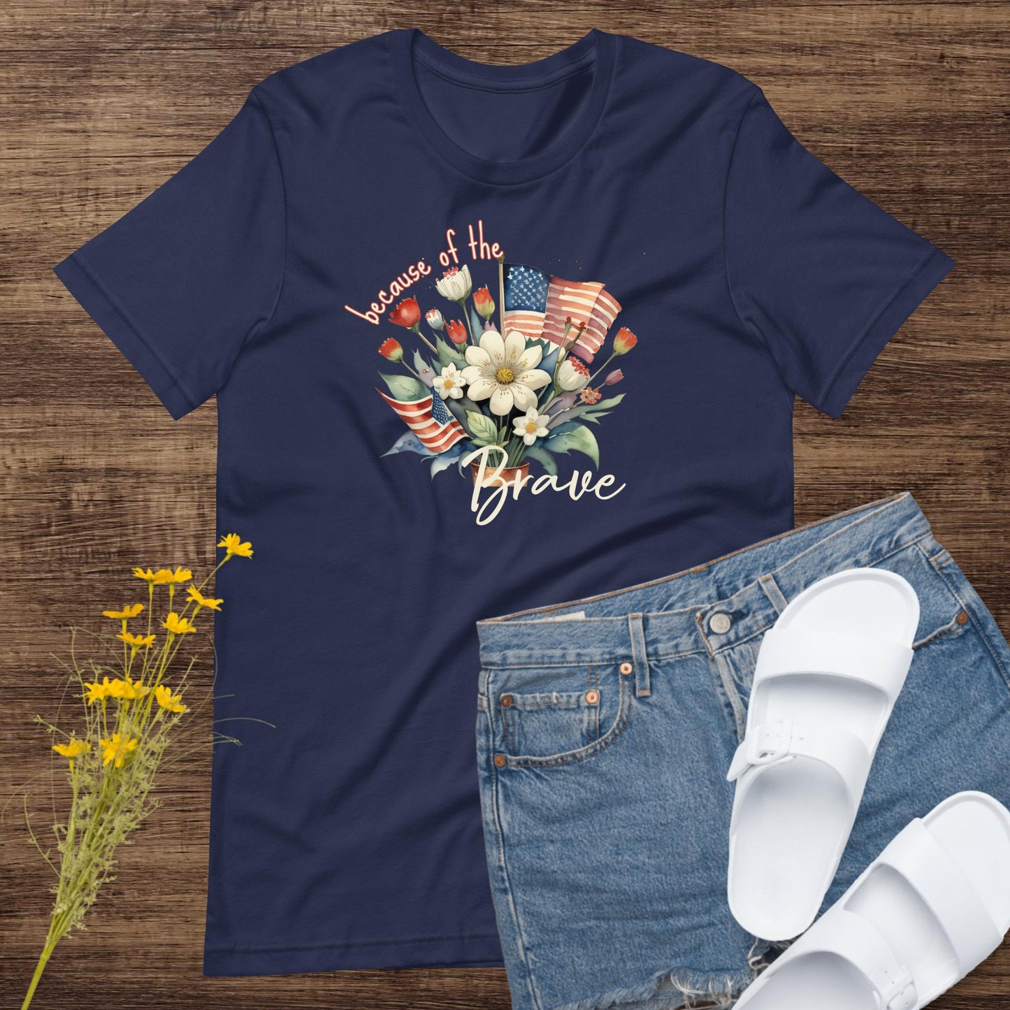 Because of the Brave Graphic Tee