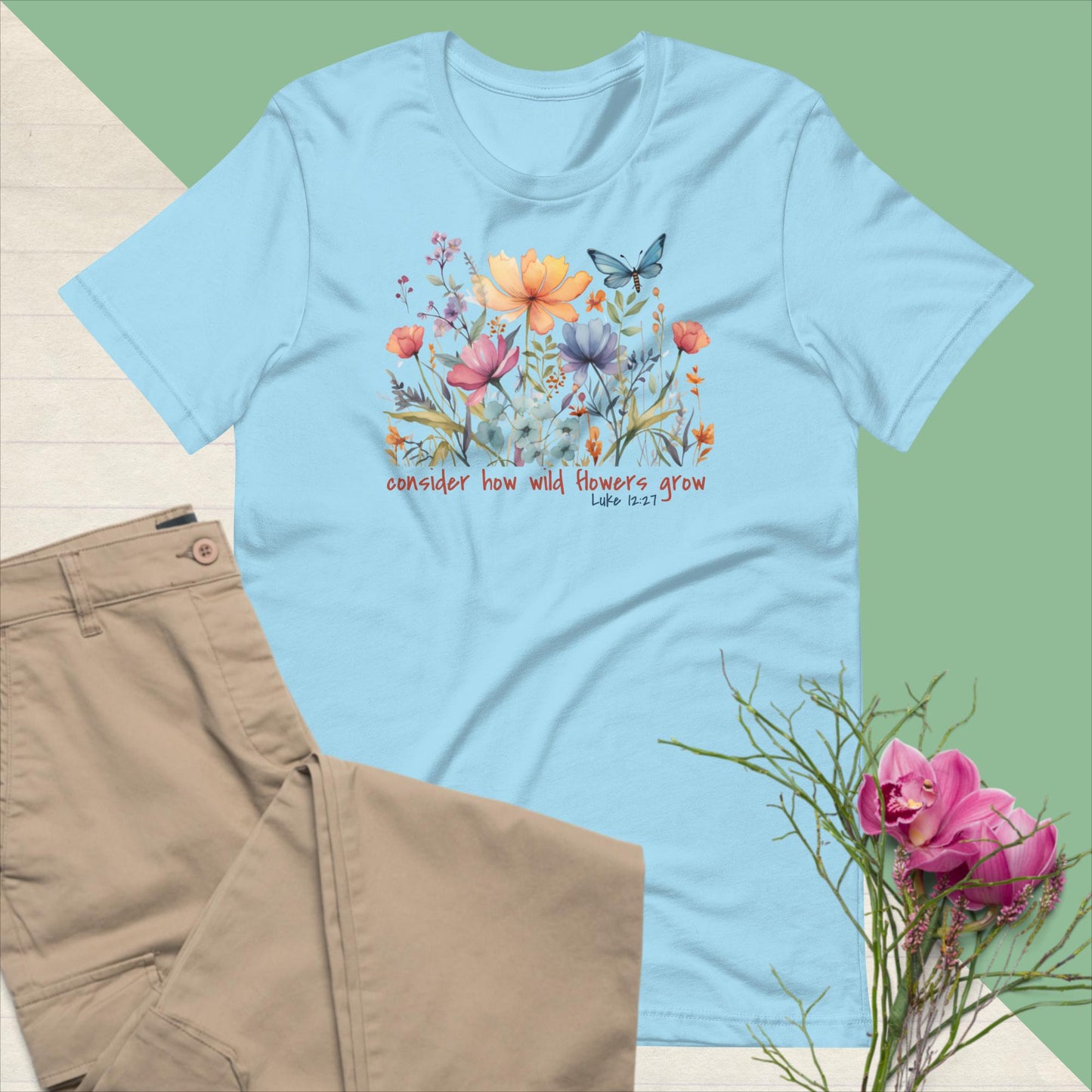 Consider How Wild Flowers Grow Graphic Tee