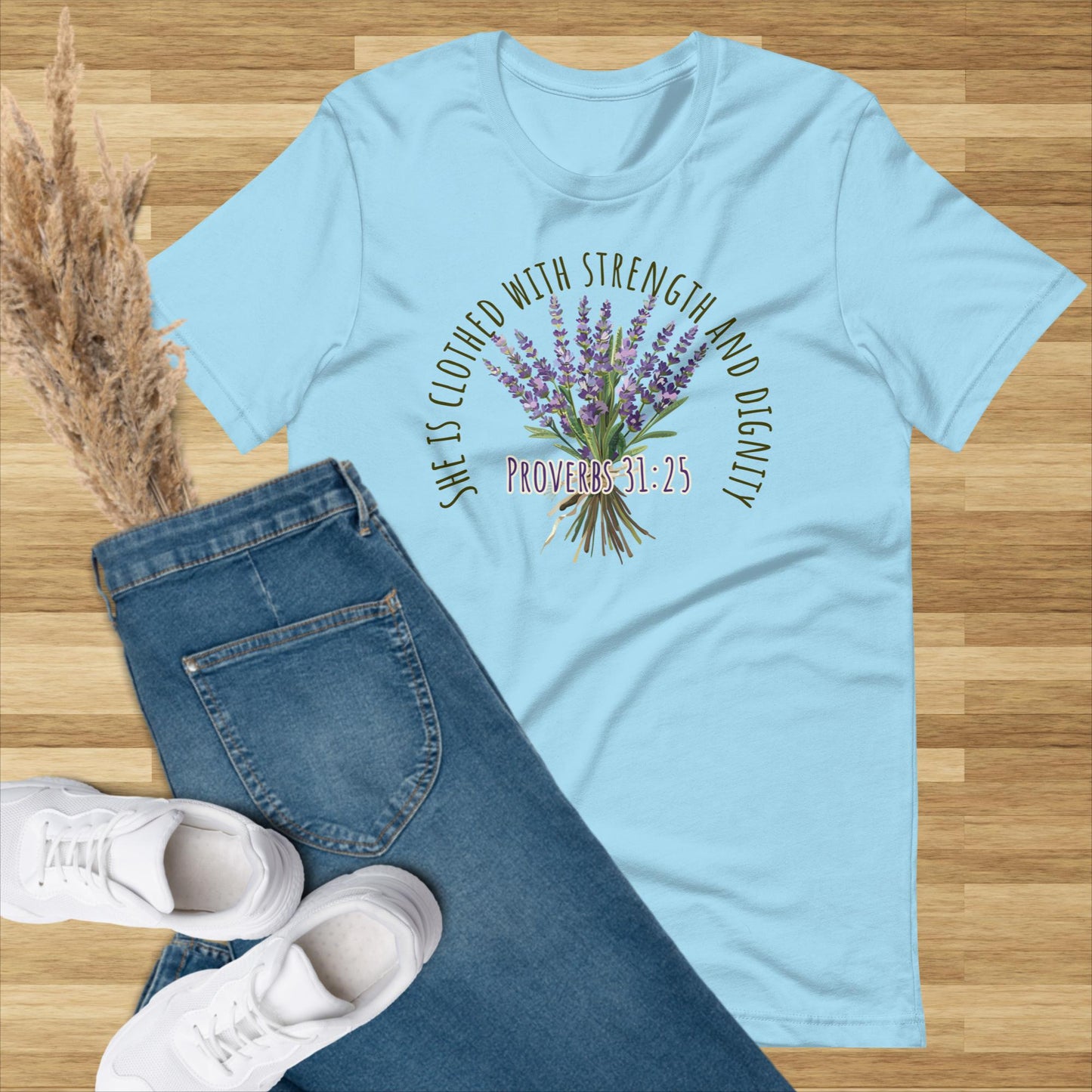 Clothed With Strength Graphic Tee
