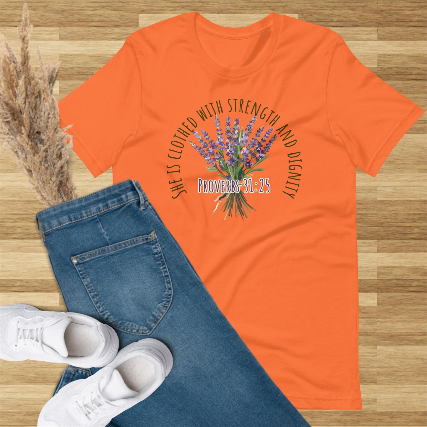 Clothed With Strength Graphic Tee