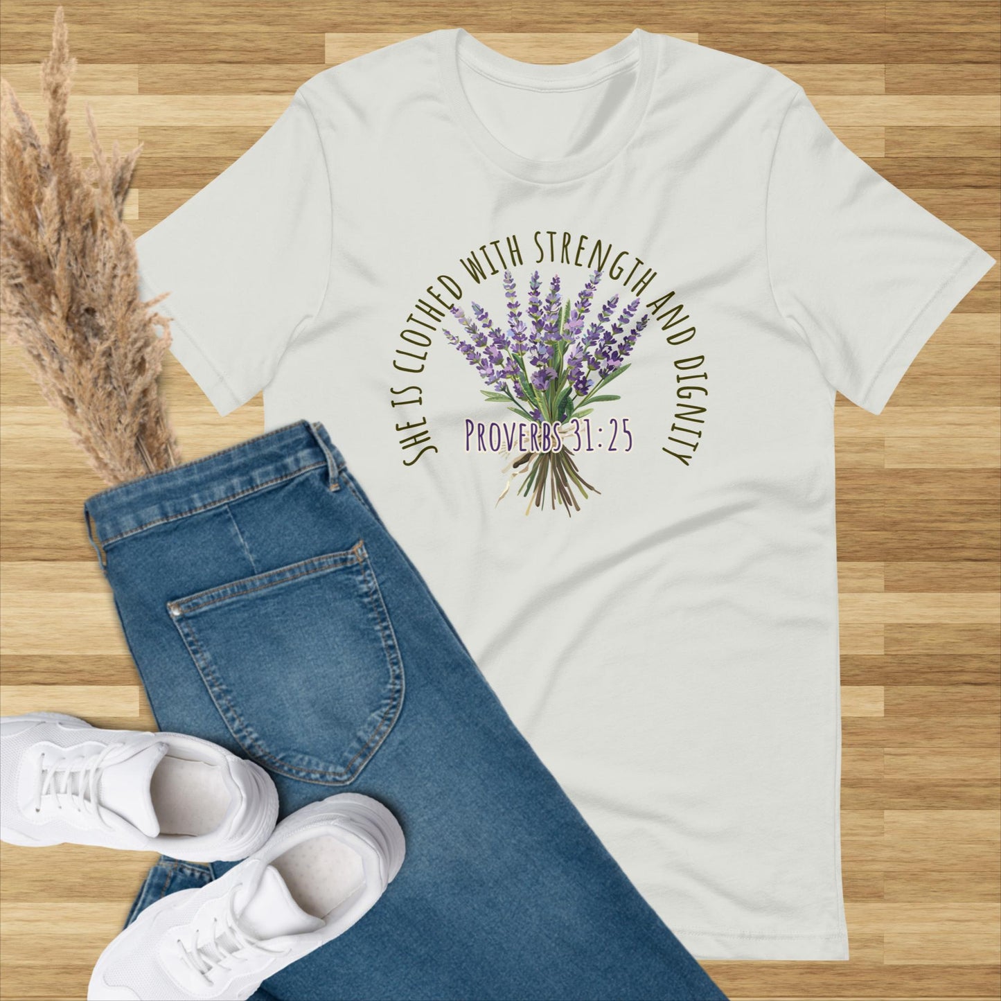 Clothed With Strength Graphic Tee