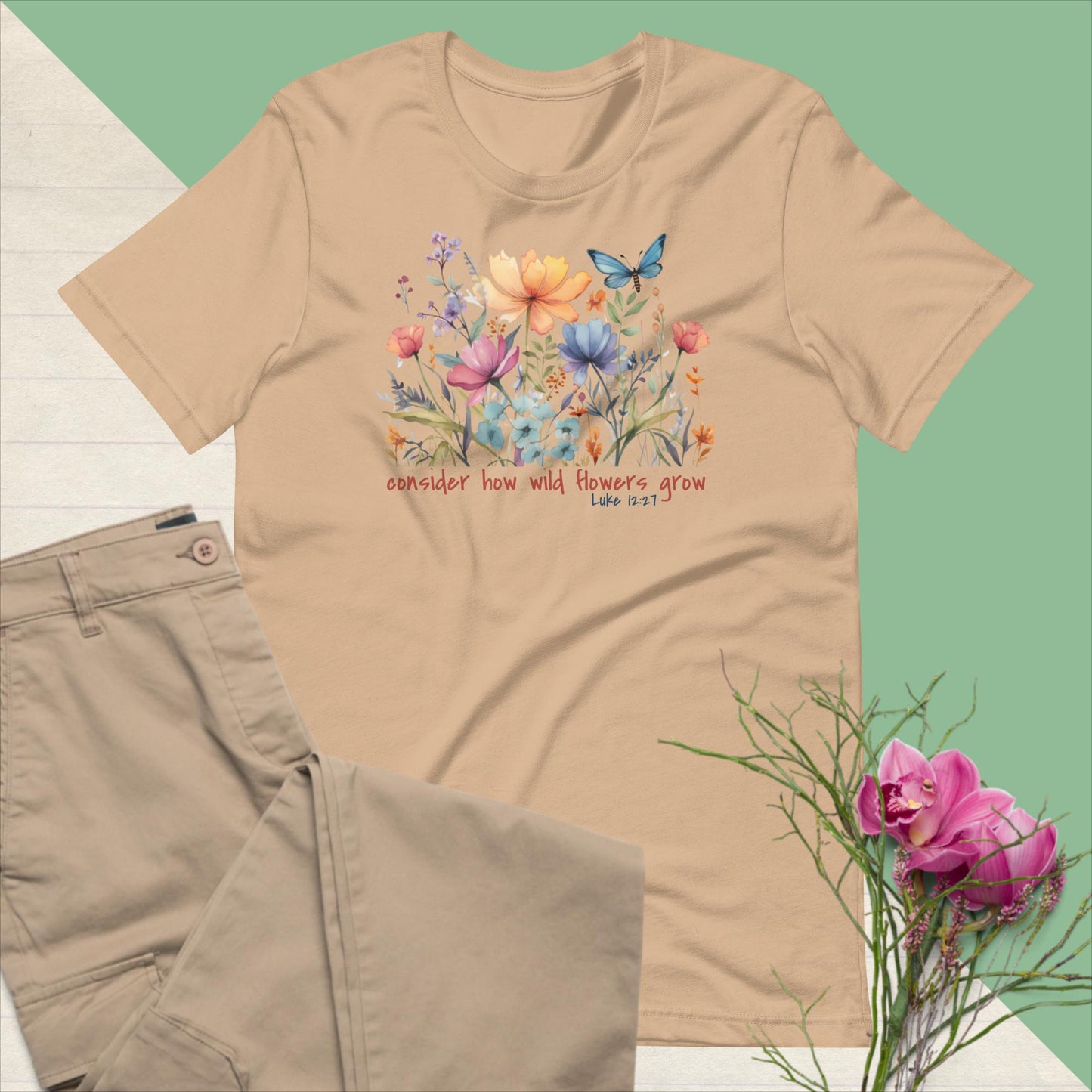 Consider How Wild Flowers Grow Graphic Tee