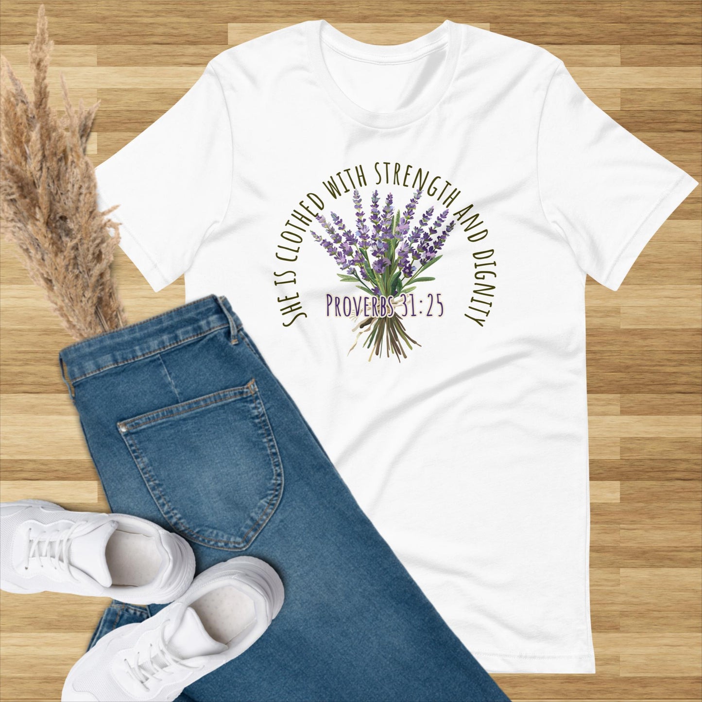 Clothed With Strength Graphic Tee