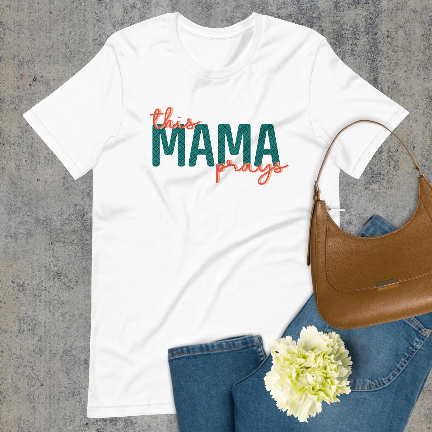 This Mama Prays Graphic Tee
