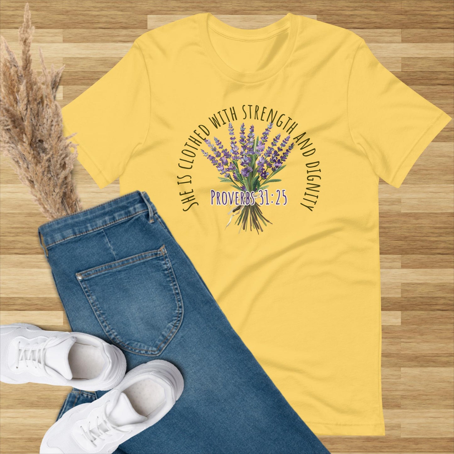 Clothed With Strength Graphic Tee