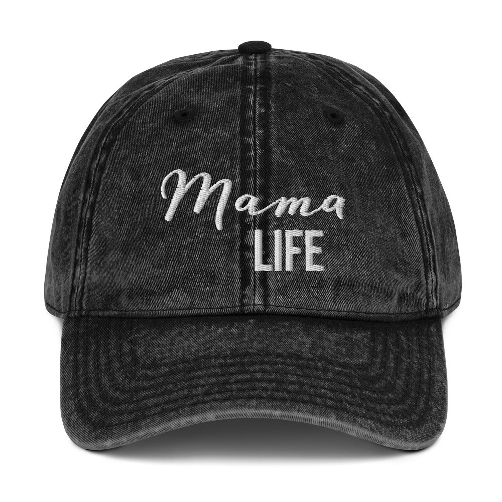 Mama Life Vintage Hat