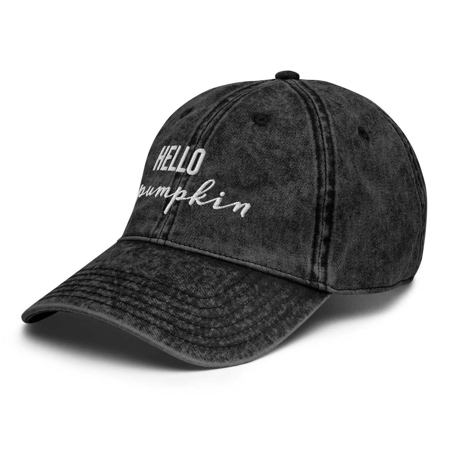 Hello Pumpkin Vintage Hat