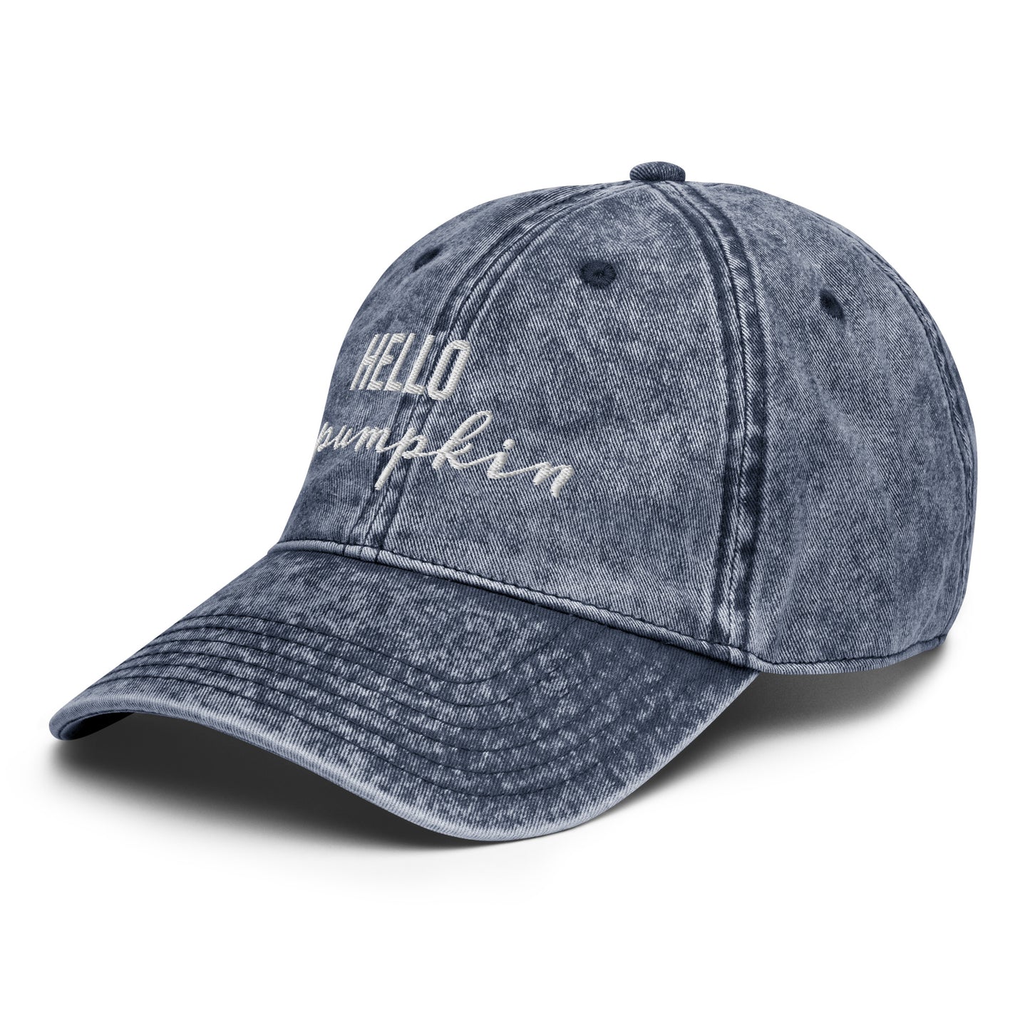 Hello Pumpkin Vintage Hat