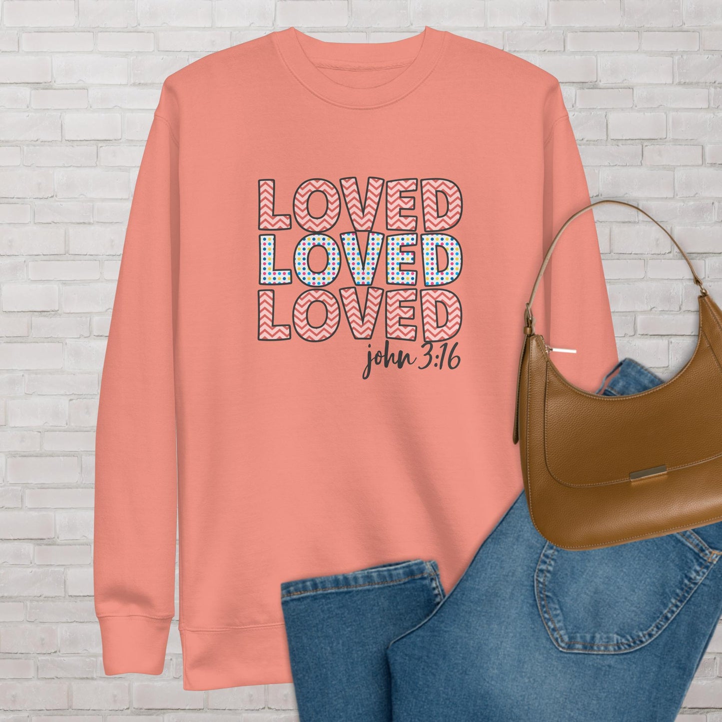 LOVED John 3:16 Sweatshirt