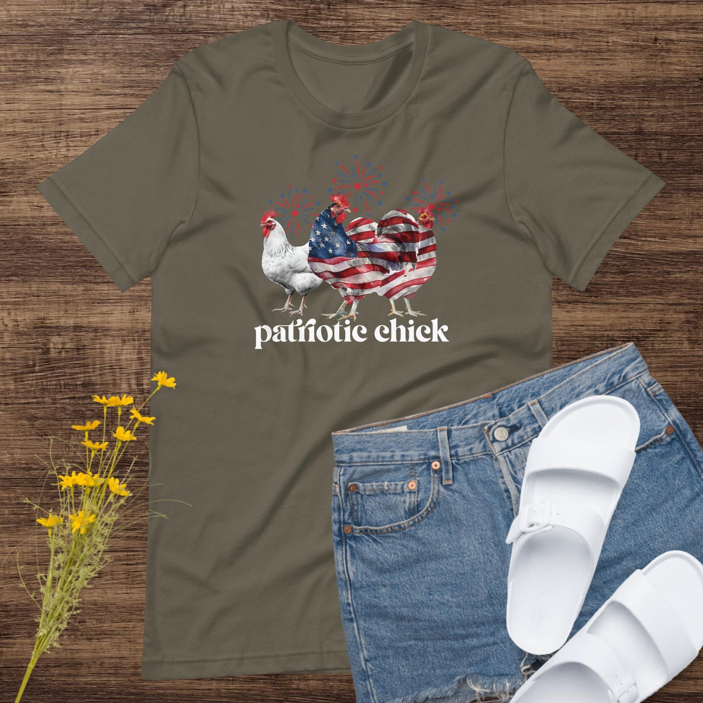 Patriotic Chick Graphic Tee