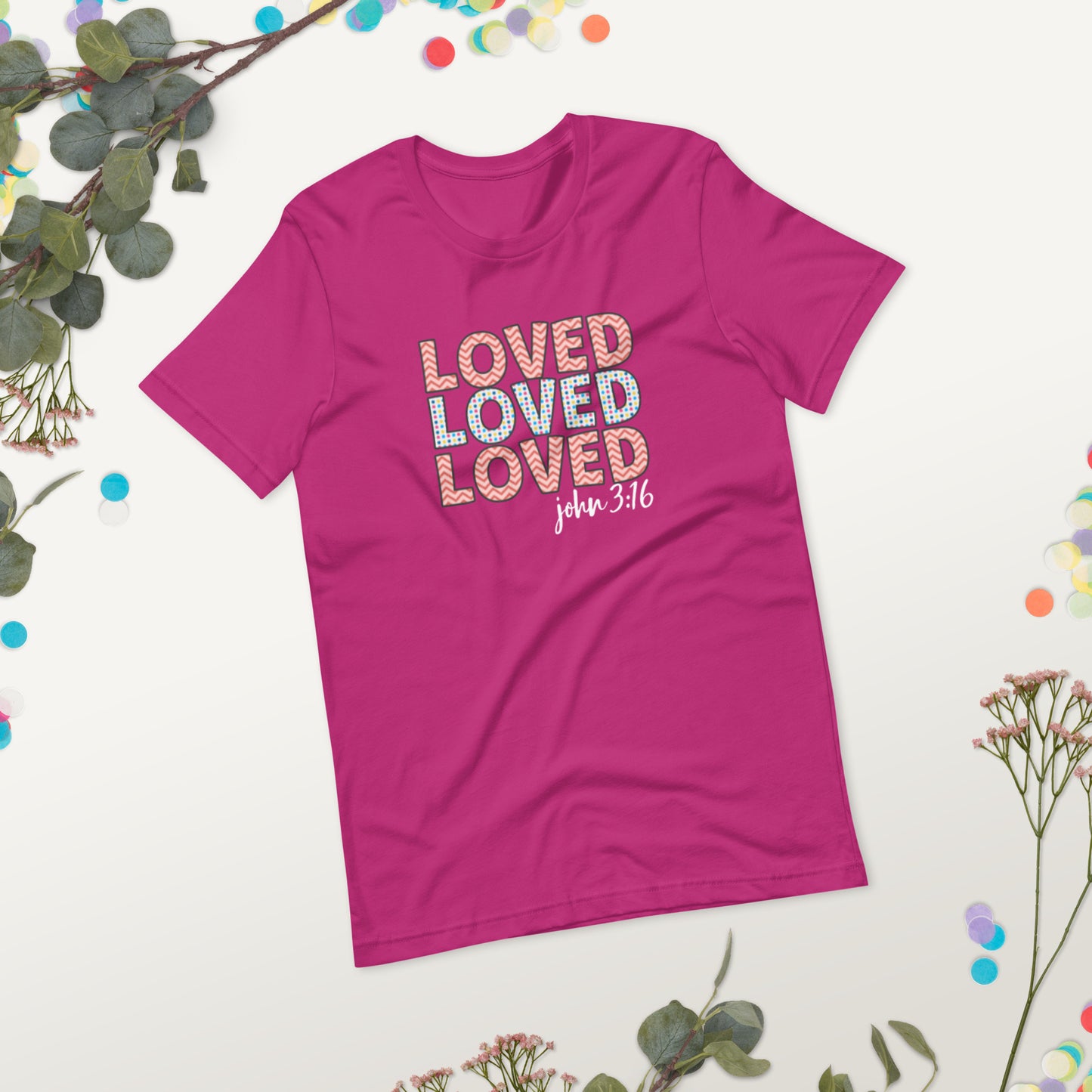 LOVED John 3:16 Graphic Tee