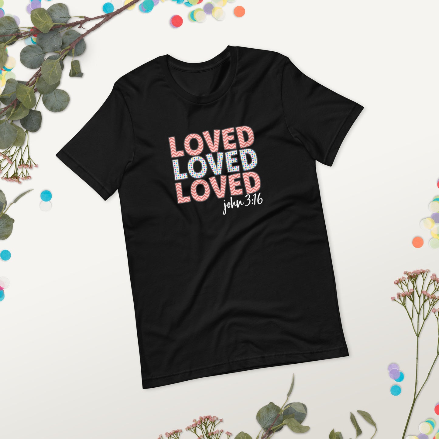 LOVED John 3:16 Graphic Tee