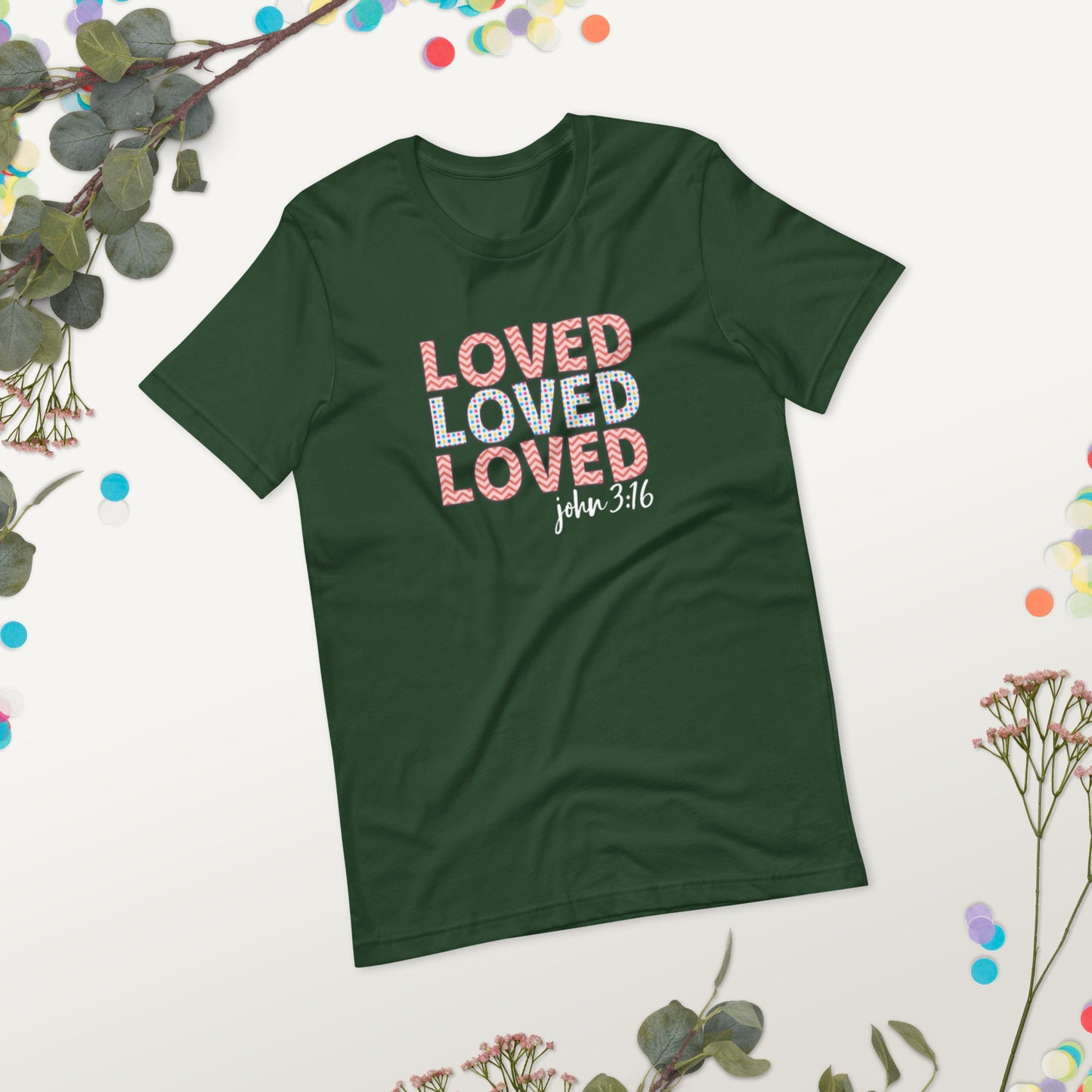 LOVED John 3:16 Graphic Tee