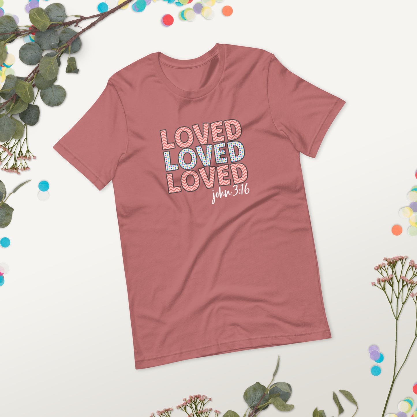 LOVED John 3:16 Graphic Tee