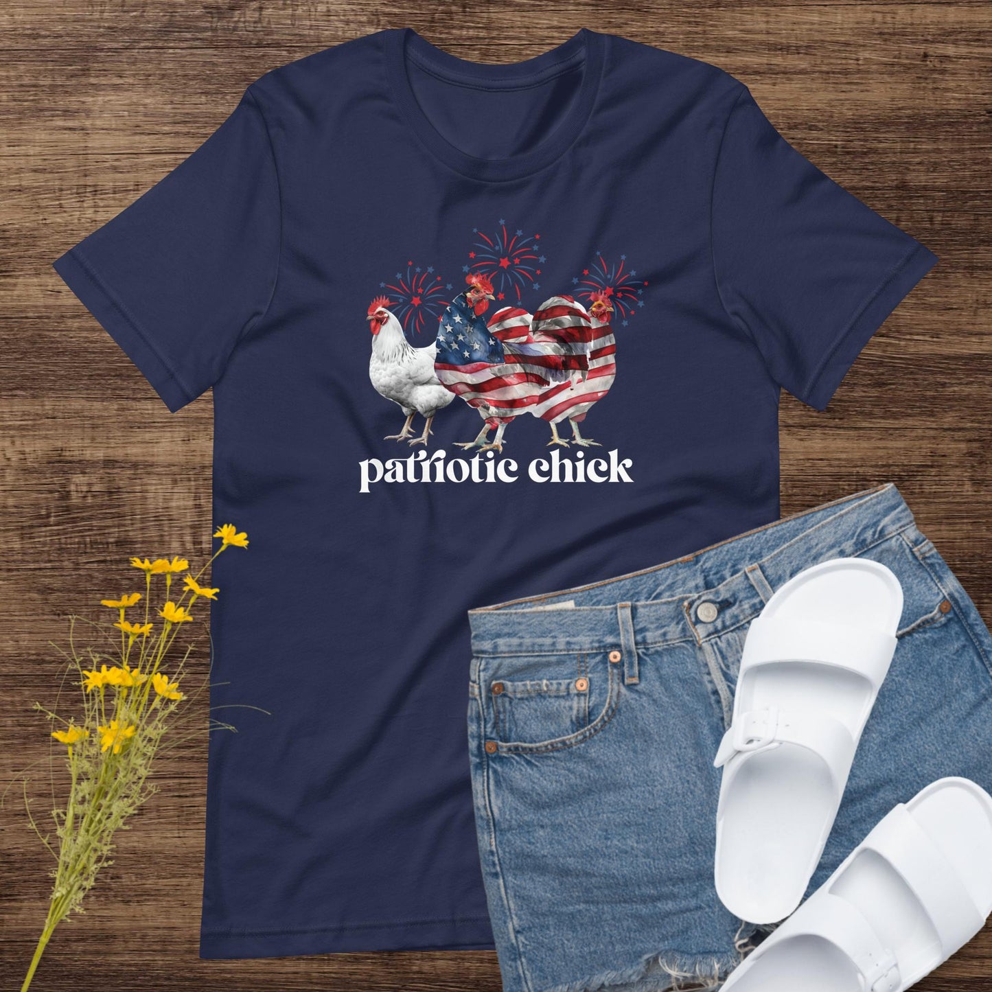 Patriotic Chick Graphic Tee