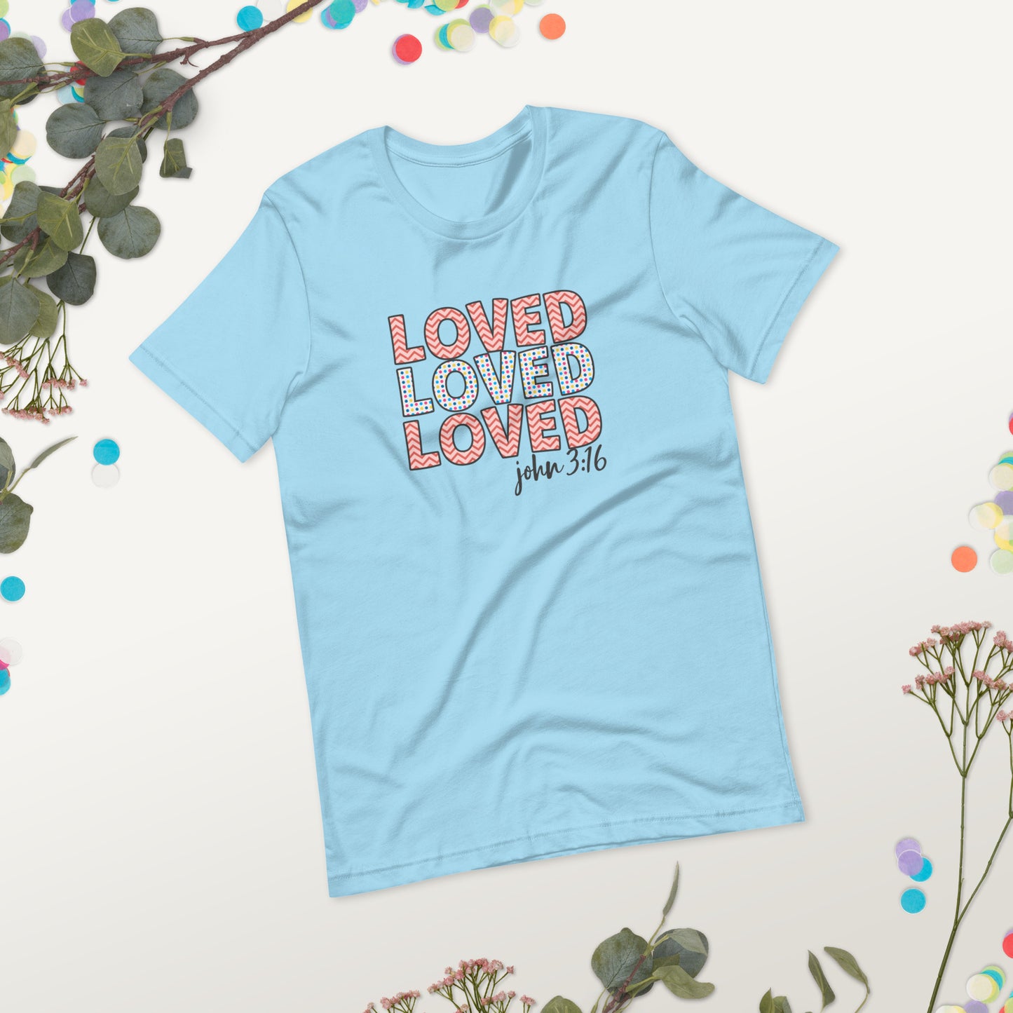 LOVED John 3:16 Graphic Tee