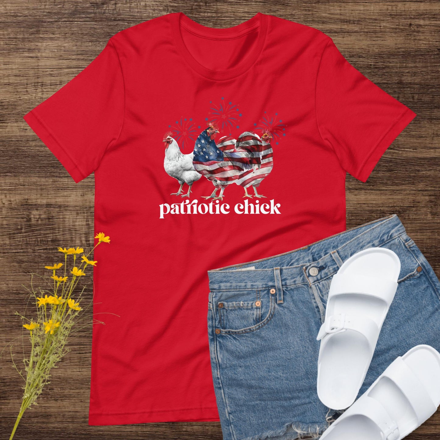 Patriotic Chick Graphic Tee