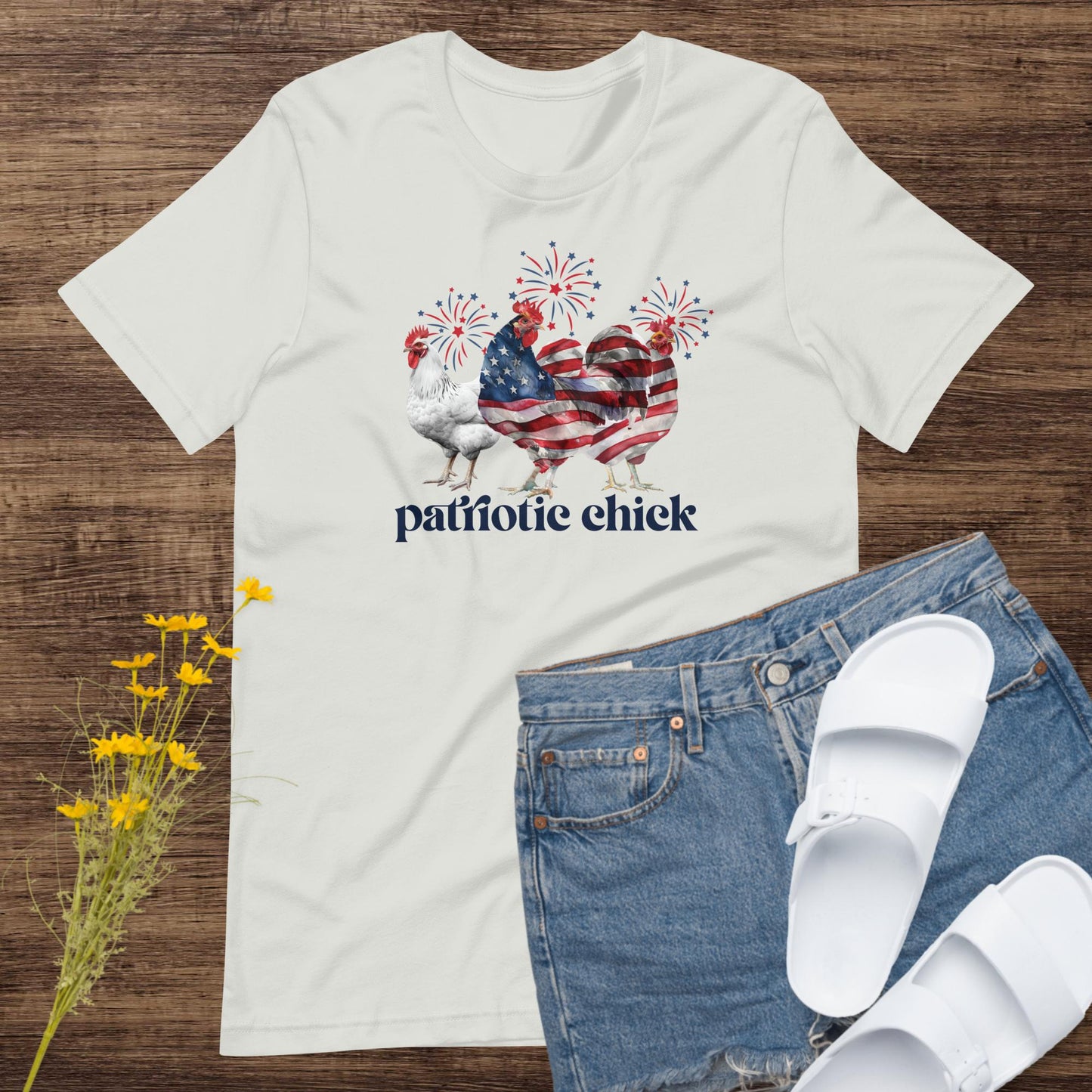 Patriotic Chick Graphic Tee