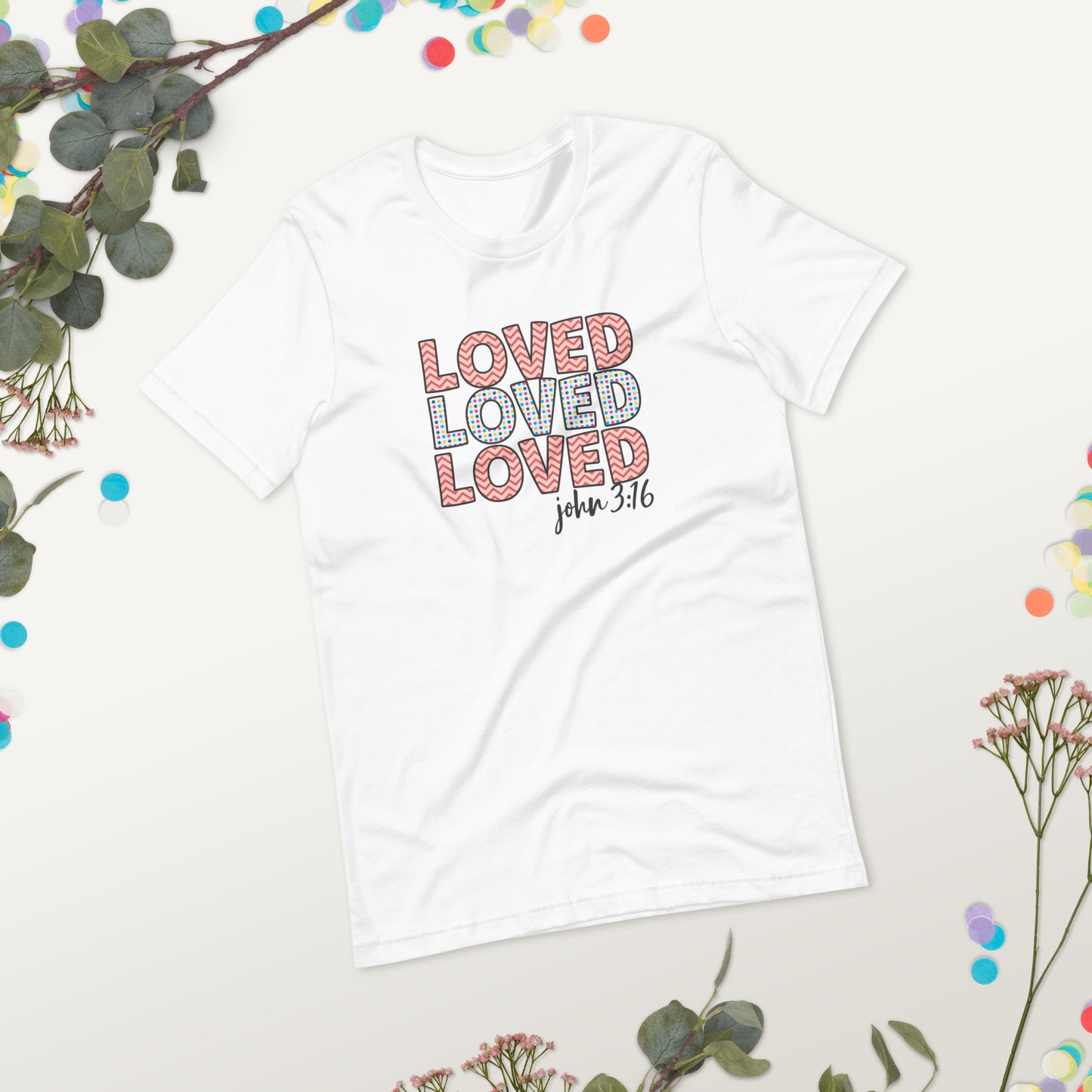 LOVED John 3:16 Graphic Tee