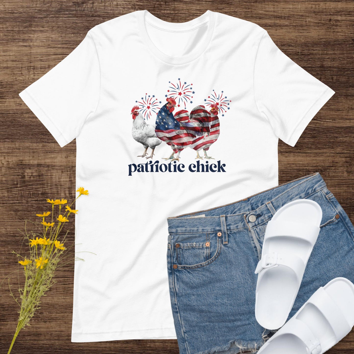 Patriotic Chick Graphic Tee