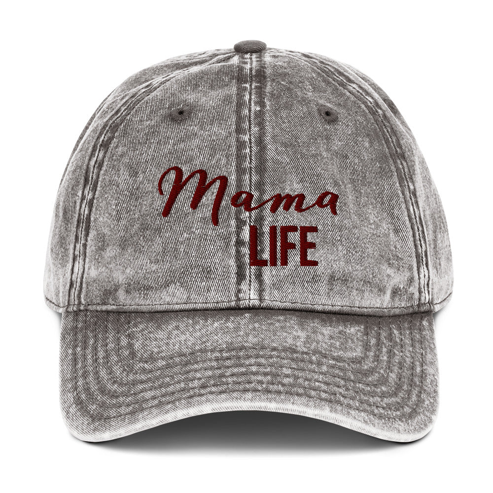 Mama Life Vintage Hat