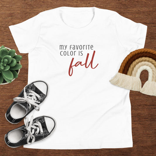 Favorite Color Fall Graphic Tee - Youth