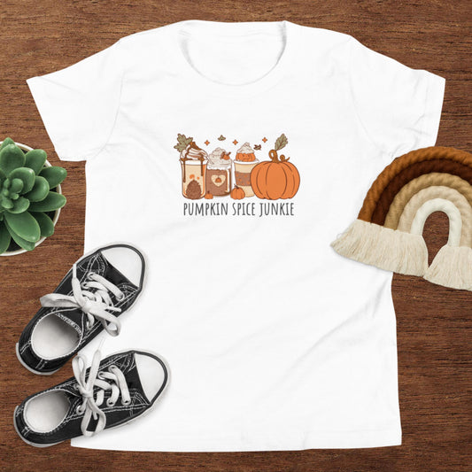 Pumpkin Spice Junkie Graphic Tee - Youth